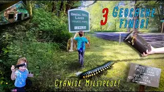 3 Geocache Finds at Bridal Veil Falls! - Plus abandoned buildings!