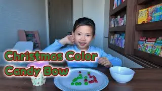 Christmas Color Candy Bow