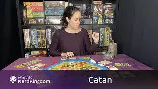 ASMR Board Game - Catan Let&rsquo;s Play (Soft Spoken, Dice Rolling)