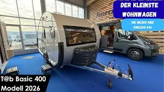 Der kleinste Wohnwagen den es gibt? T@b Basic 400 Modell 2026