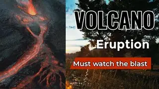 Volcano eruption process// volcano video// volcano blast video// volcano animation project