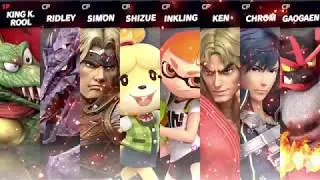 スマブラSP 適当に8人対戦してみた