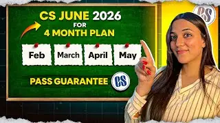 4 MONTHS CS STUDY ROUTINE for JUNE 2026 attempt | Neha Patel