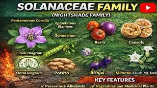 Solanaceae family #botany #biology #neet #neetbiology #mauryasir #morphology #solanaceae #angiosperm