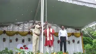 Hoisting of the National Flag by VC, Prof B J Rao