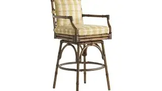 Exterior Furniture- Outdoor Swivel Bar Stools