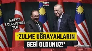 Malezya Başbakanı İbrahim'den Erdoğan'a &Ouml;vg&uuml;: İslam D&uuml;nyasının Lideri, Vicdanın Sesi - TGRT Haber