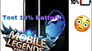 Iphone 7+ test Mobile Legends with 10%battery || After One year of using #mlbb #iphone7plus #ling