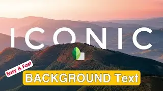 How To Edit Background Text In Snapseed | Add Text Behind the Object | Object Ke Piche Text #Tips