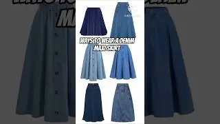 😮Types Of Denim Skirts🌼|🌼 Jeans Skirt🥰#fashion #viral #trending #yt #skirts #jeans #youtubeshorts💯👍