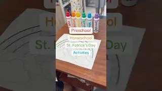 St. Patrick&rsquo;s Day rainbow activities! #stpatricksday #preschoolactivities #homeschool #sahm