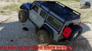 RC trucks off mudding @ Parkerfest Europe 2018 Jeep Cherokee TRX-4 SCX10.2