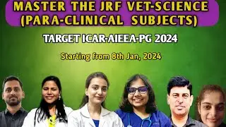 Crack JRF 2024: Master Veterinary Science (Paraclinical Subjects) with GNP Sir Classes App!