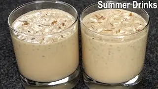 Refreshing Summer Milk Drinks Recipe | Summer drinks Easy | Malai Milk Sharbat