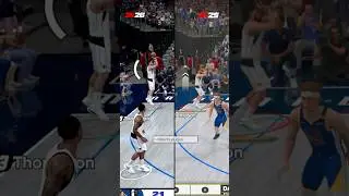 NBA 2K26 Gameplay Catch and Shoot Comparison