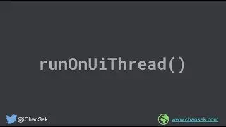 How Android's runOnUiThread() works internally?