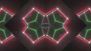 geometric neon shape 4