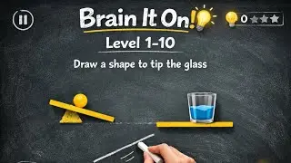Brain it on physics Level 1 to 10.. #braingames #brainsimulation #quiztime 