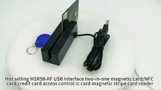 MSR98-RF Windows Android Magnetic Stripe Card Reader 13.56Mhz NFC IC Smart Card Reader writer#MSR