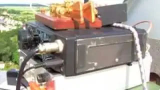 Example for 10GHZ rainscatter communication