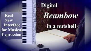 Laser-based MIDI Controller Beambow , velocity, crossing position & direction