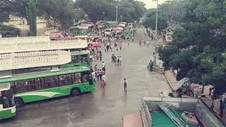 Mysore city bus stand timelapse