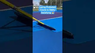 Painting Pickleball Court | Oddly Satisfying #pickleball