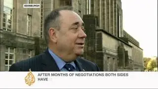 Scotland's independence referendum deal inked