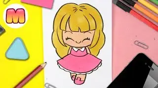 COMO DIBUJAR UNA CHICA KAWAII 💖 Dibujos kawaii faciles 💖 como dibujar personas kawaii