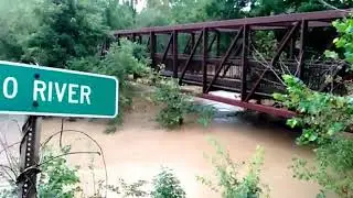 Flooding of the Eno River, 2017