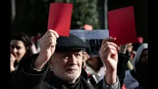 Protesters take to streets as ex Man City player sworn in as President