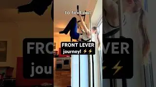 Front lever training calisthenics! 🤩 With resistance bands and progressions! ⚡️