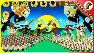 CUSTOM MODE: NEW Summon Ribatos vs Technoids XIPHOS vs FINAL BOSS | Stick War Legacy | Animugen2048