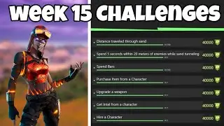 All Week 15 Season 5 Chapter 2 Challenges (Fortnite Battle Royal)