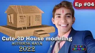 Target Animation autodesk maya 2022 house modeling hindi & urdu part 04
