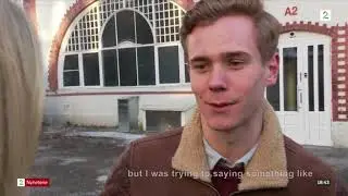 Tarjei, Carl Martin, Ina and Iman interviewed after meeting Kate & William | ENGLISH SUBS