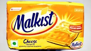 Malkist Cheese🧀 Crackers 138g | Ingredients/Recipe, Taste, Price | Malkist Cheese🧀 Crackers Eating🤤😋