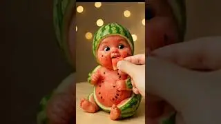smallcuteAIbabyduringfruit attack #ai #cute #animalart #babyeating #cute #artificialintelligenceart