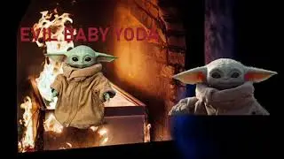 the mandalorian scene 8 evil baby yoda gets cremated