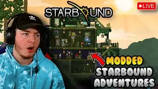 This game is better than MINECRAFT | Modded Starbound Adventures