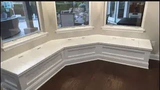 Custom Built-in Window Seat with Hidden Storage | Home Remodeling in Jacksonville, FL