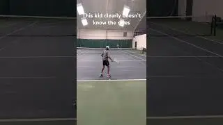 This kid clearly doesn&rsquo;t know the rules