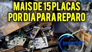 Como é o reparo das placas de ar condicionado inverter