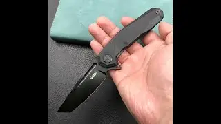 KUBEY KB237D Carve Liner Lock Tactical Folding Knife Black G10 Handle  3.5'' Coated D2
