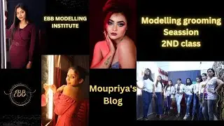 2nd day  grooming class....with media coverage ...sathe ache kichu exciement surprise..