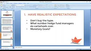 Legacy Webinar - How to Set Your Trading Goals (legacy webinar)