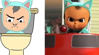The Boss Baby - Tim vs Baby Gang Drawing Meme | Fandango Family | KR drawing meme | funny 🤣😂