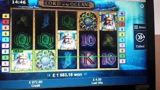 Lord of the Ocean Jackpot roll in