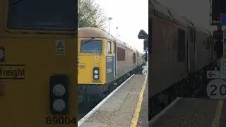 Loco Log 66694 x 69001 x 69014 x 69004 at Tonbridge (12/11/2025)