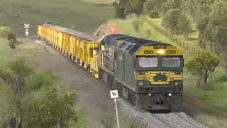 Alco 8026, ARTC Ballast Train & Mt Lofty Cross - Adelaide Hills Rail Movements